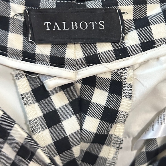 Talbots Chatham Ankle Checkered Pant - Picture 2 of 5
